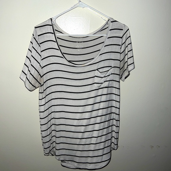 SWS relaxed black and white striped tee - Picture 1 of 1
